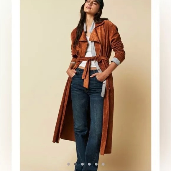 Free people Vegan Suede Trench size XS - Picture 4 of 8